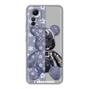 Силиконовый чехол для Xiaomi Redmi Note 12s (Медведь Louis Vuitton)