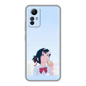 Чехол с персонажами АНИМЕ на Xiaomi Redmi Note 12s (Мицуха)