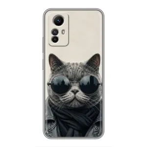 Чехол на тематику: Коты для Xiaomi Redmi Note 12s (Модный кот)