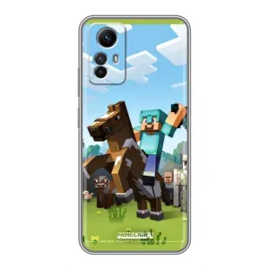 Чохли для Xiaomi Redmi Note 12s (Персонажі МайнКрафт) (На коні)
