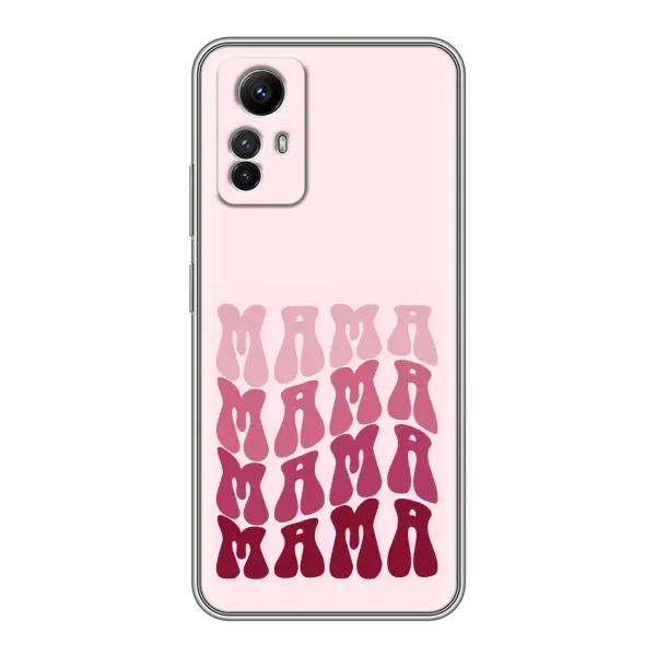 Чехол с рисунком «Надпись мама» для Xiaomi Redmi Note 12s Чехол с рисунком «Надпись мама» для Xiaomi Redmi Note 12s