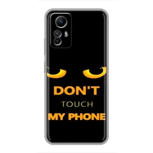 Чохол з Прикольним Принтом на Xiaomi Redmi Note 12s (Не чіпай мій телефон)