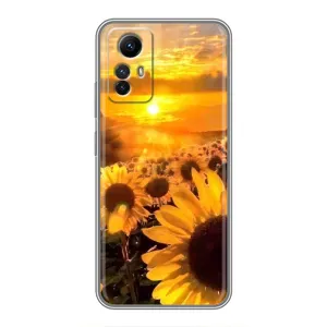 Чохол з Квітами для Xiaomi Redmi Note 12s (поле соняшників)