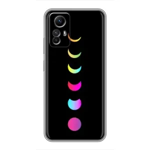 Чехол (ТПУ) с планетами на Xiaomi Redmi Note 12s (Полнолуние)