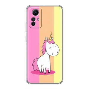 Чехол Unicorn на Xiaomi Redmi Note 12s (Радужный Единорог)