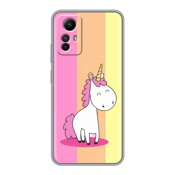Чехол с рисунком «Радужный Единорог» для Xiaomi Redmi Note 12s