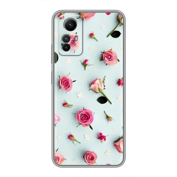 Чехол с рисунком «Разные цветы» для Xiaomi Redmi Note 12s Чехол с рисунком «Разные цветы» для Xiaomi Redmi Note 12s