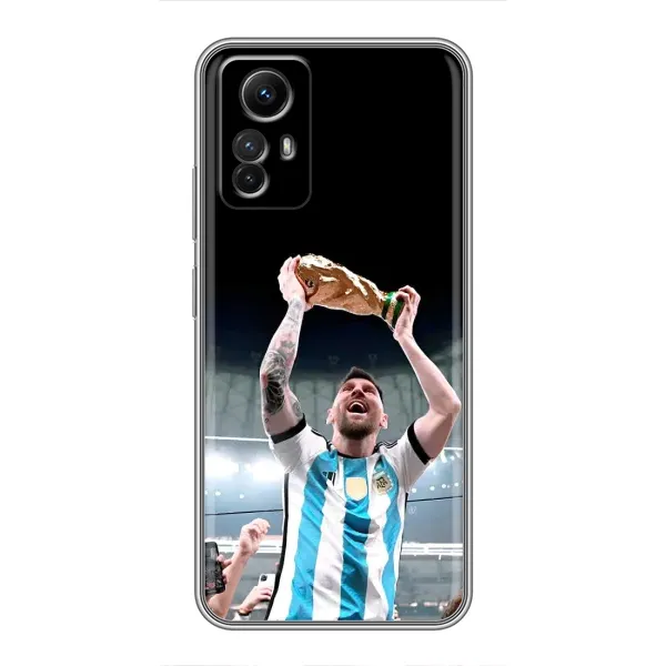 Чехол с рисунком «Счастливый Месси» для Xiaomi Redmi Note 12s