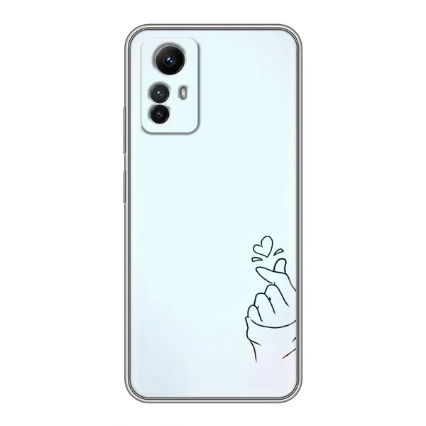 Чехол с рисунком «Сердце на голубом» для Xiaomi Redmi Note 12s