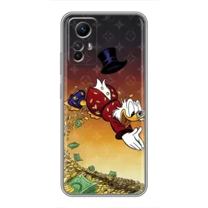 Силиконовый чехол для Xiaomi Redmi Note 12s (Скрудж Луи Виттон)
