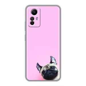 Бампер для Xiaomi Redmi Note 12s з картинкою "Песики" (Собака на рожевому)