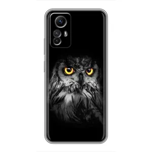 Чехлы с принтом СОВЫ для Xiaomi Redmi Note 12s (Сова на чёрном)