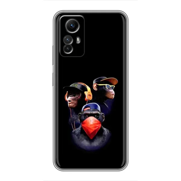 Чехол с рисунком «Три обезьяны» для Xiaomi Redmi Note 12s Чехол с рисунком «Три обезьяны» для Xiaomi Redmi Note 12s