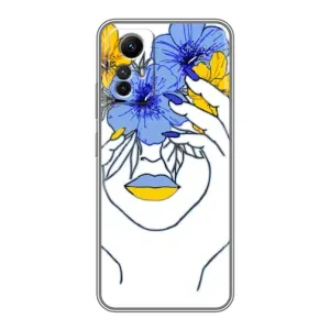 Чехол на Xiaomi Redmi Note 12s Украинский дизайн (Украинка на всю голову)