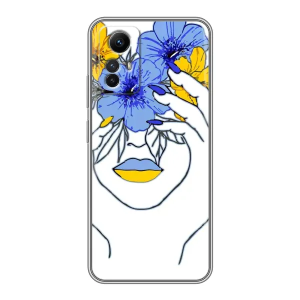 Чехол с рисунком «Украинка на всю голову» для Xiaomi Redmi Note 12s Чехол с рисунком «Украинка на всю голову» для Xiaomi Redmi Note 12s
