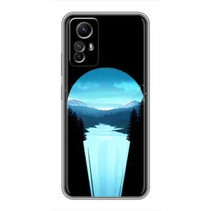 Літній Чохол на Xiaomi Redmi Note 12s (Синій Водоспад)