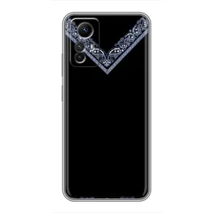 Силиконовый Чехол на Xiaomi Redmi Note 12s (Воротник вышиванки)