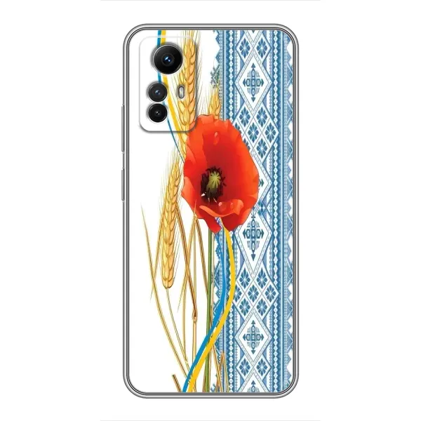 Чехол с рисунком «Вышиванка с цветком» для Xiaomi Redmi Note 12s Чехол с рисунком «Вышиванка с цветком» для Xiaomi Redmi Note 12s