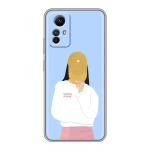 Силиконовый Чехол на Xiaomi Redmi Note 12s с картинкой Стильных Девушек (Желтая кепка)