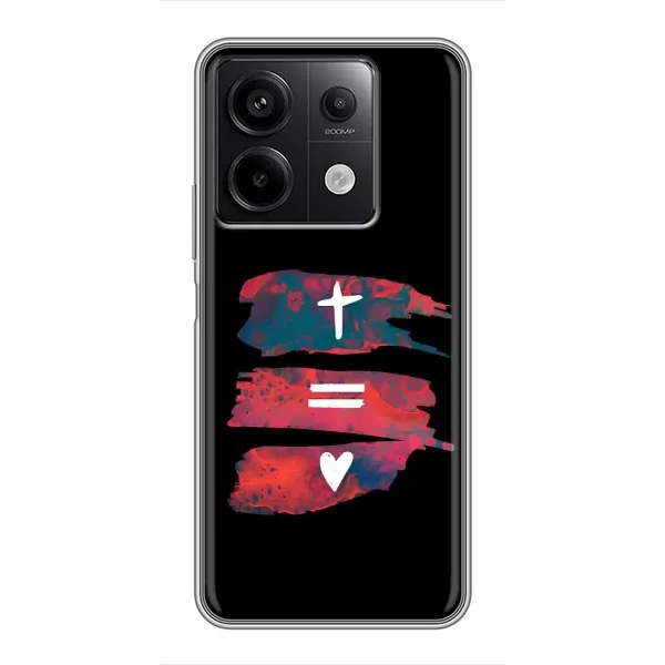 Чехол с рисунком «Атрибутика» для Xiaomi Redmi Note 13 (5G)