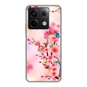 Чохол з картинкою Сакури на Xiaomi Redmi Note 13 (5G) (Метелики на сакурі)