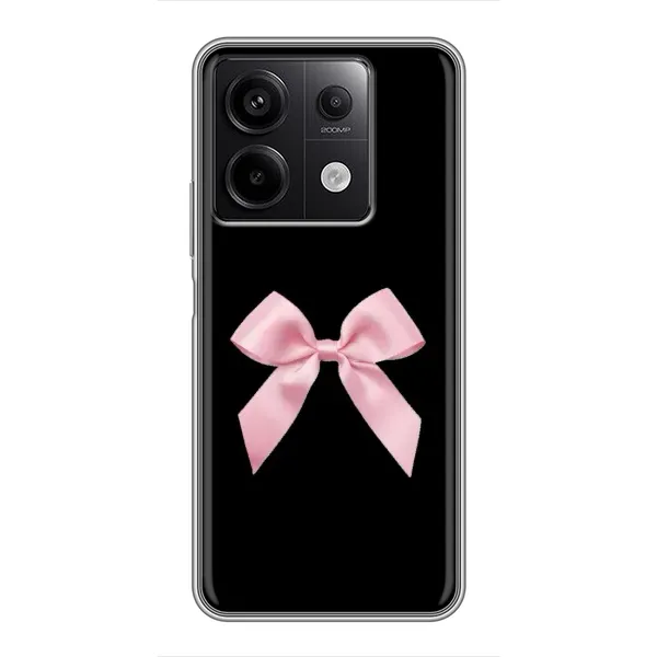 Чехол с рисунком «Бант на черном» для Xiaomi Redmi Note 13 (5G) Чехол с рисунком «Бант на черном» для Xiaomi Redmi Note 13 (5G)