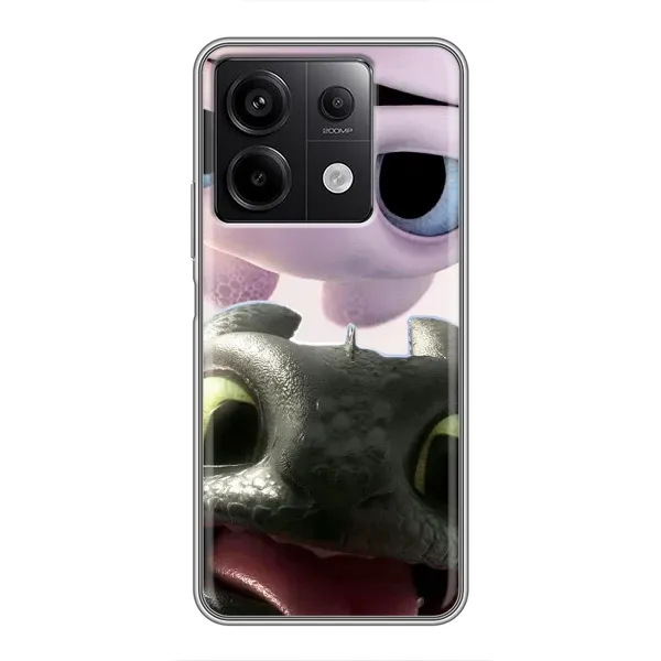 Чехол с рисунком «Беззубик и Дневная Злость» для Xiaomi Redmi Note 13 (5G) Чехол с рисунком «Беззубик и Дневная Злость» для Xiaomi Redmi Note 13 (5G)