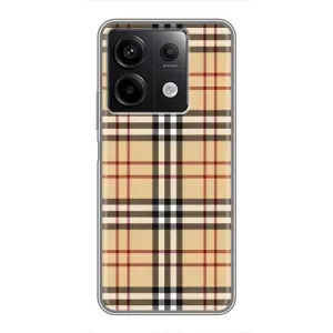 Чехол с рисунком «Burberry стиль» для Xiaomi Redmi Note 13 (5G)