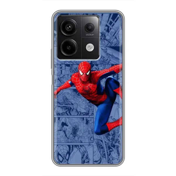 Чехол с рисунком «Человек Паук» для Xiaomi Redmi Note 13 (5G)