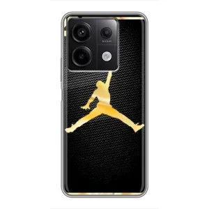 Силіконовый Чохол Nike Air Jordan на Редмі Нот 13 (5G) (Джордан 23)