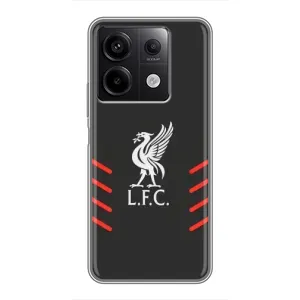 Силиконовые Чехлы принт Футбол на Xiaomi Redmi Note 13 (5G) (Эмблема Liverpool)