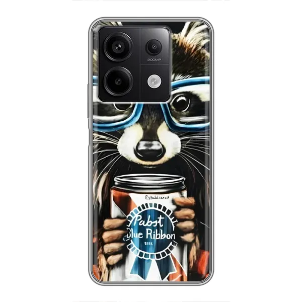 Чохол з малюнком «Єнот в окулярах» для Xiaomi Redmi Note 13 (5G) Чохол з малюнком «Єнот в окулярах» для Xiaomi Redmi Note 13 (5G)