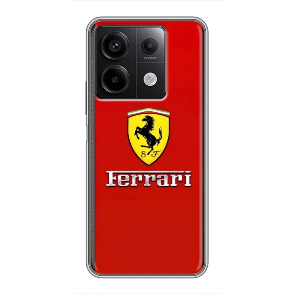 Чехол с рисунком «Ferrari Logo» для Xiaomi Redmi Note 13 (5G) Чехол с рисунком «Ferrari Logo» для Xiaomi Redmi Note 13 (5G)