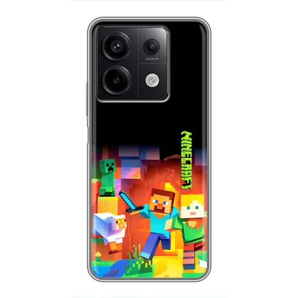 Чехол с рисунком «Герой Майнкрафт» для Xiaomi Redmi Note 13 (5G) Чехол с рисунком «Герой Майнкрафт» для Xiaomi Redmi Note 13 (5G)
