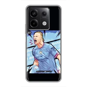 Чехлы с принтом для Xiaomi Redmi Note 13 (5G) Футболист (гол Эрлинг Холланд)