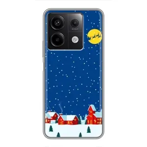 Силіконовий бампер на різдво для Xiaomi Redmi Note 13 (5G) (Місто в снігу)