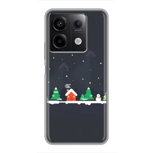 Силіконовий бампер на різдво для Xiaomi Redmi Note 13 (5G) (Місто зимове)