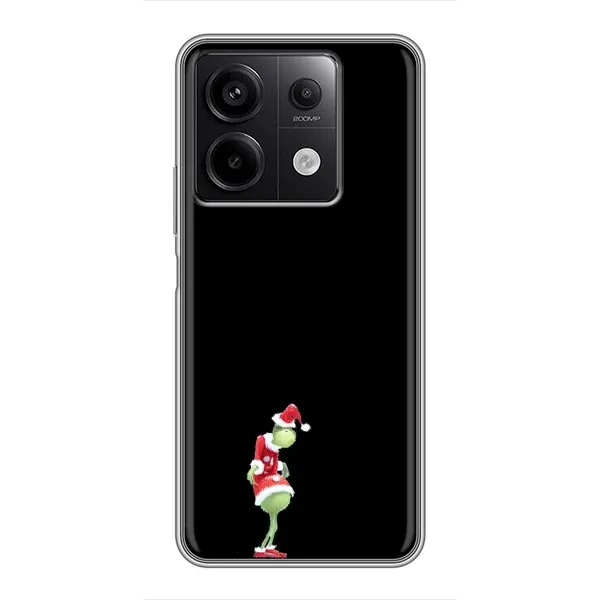 Чехол с рисунком «Гринч на чорном» для Xiaomi Redmi Note 13 (5G) Чехол с рисунком «Гринч на чорном» для Xiaomi Redmi Note 13 (5G)