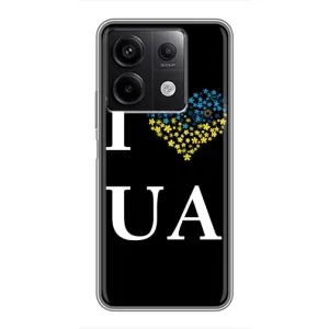 Силиконовый Чехол на Xiaomi Redmi Note 13 (5G) (Я-Украина) (I Love UA)