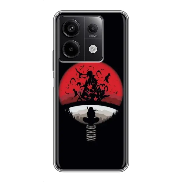 Чехол с рисунком «Итачи на черном» для Xiaomi Redmi Note 13 (5G) Чехол с рисунком «Итачи на черном» для Xiaomi Redmi Note 13 (5G)