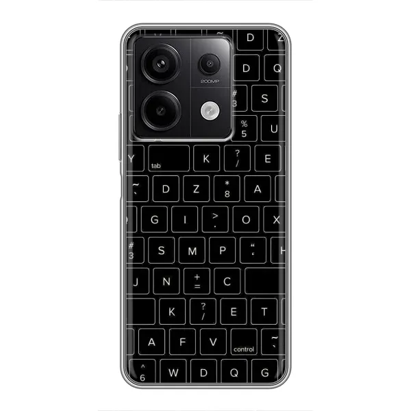 Чехол с рисунком «Клавиатура» для Xiaomi Redmi Note 13 (5G) Чехол с рисунком «Клавиатура» для Xiaomi Redmi Note 13 (5G)