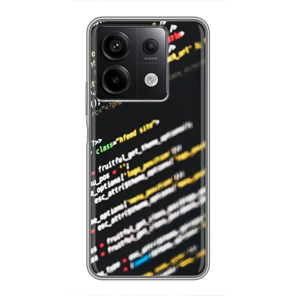 Чехол с рисунком «Код» для Xiaomi Redmi Note 13 (5G) Чехол с рисунком «Код» для Xiaomi Redmi Note 13 (5G)