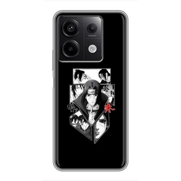 Чехол с рисунком «Коллаж Итачи» для Xiaomi Redmi Note 13 (5G) Чехол с рисунком «Коллаж Итачи» для Xiaomi Redmi Note 13 (5G)