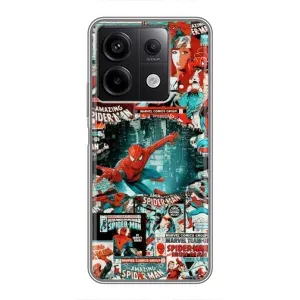 Чехол Супергерой Человека Паука на Xiaomi Redmi Note 13 (5G) (Комиксы Человек Паук)