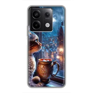 Чохли на Новий Рік Xiaomi Redmi Note 13 (5G) (Кіт новорічний)