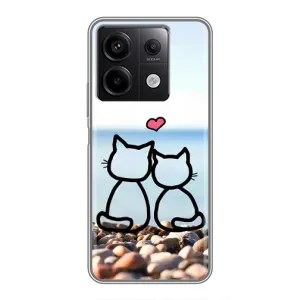 Силіконові Чохли Коханій людині для Xiaomi Redmi Note 13 (5G) (Котейки)