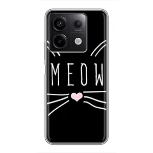 Бампер с изображением Котиков для Редми Нот 13 (5G) (КОТИК MEOW)