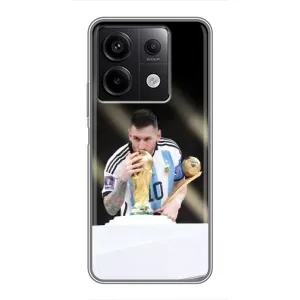 Чехлы Лео Месси Аргентина для Xiaomi Redmi Note 13 (5G) (Кубок Мира)