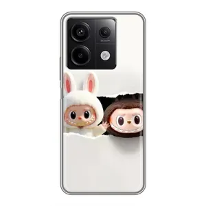 Чохол з принтом Лабубу для Xiaomi Redmi Note 13 (5G) (Фігурки Labubu)