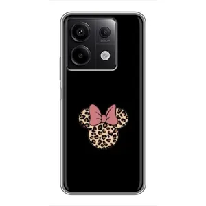 Чехол с леопардовым принтом на Xiaomi Redmi Note 13 (5G) (Леопардовая Минни)